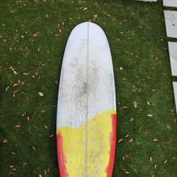 6'10" Custom Midlength Surfboard 