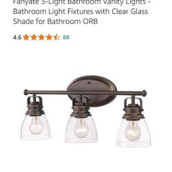 Oil Rubbed Bronze Bathroom Light