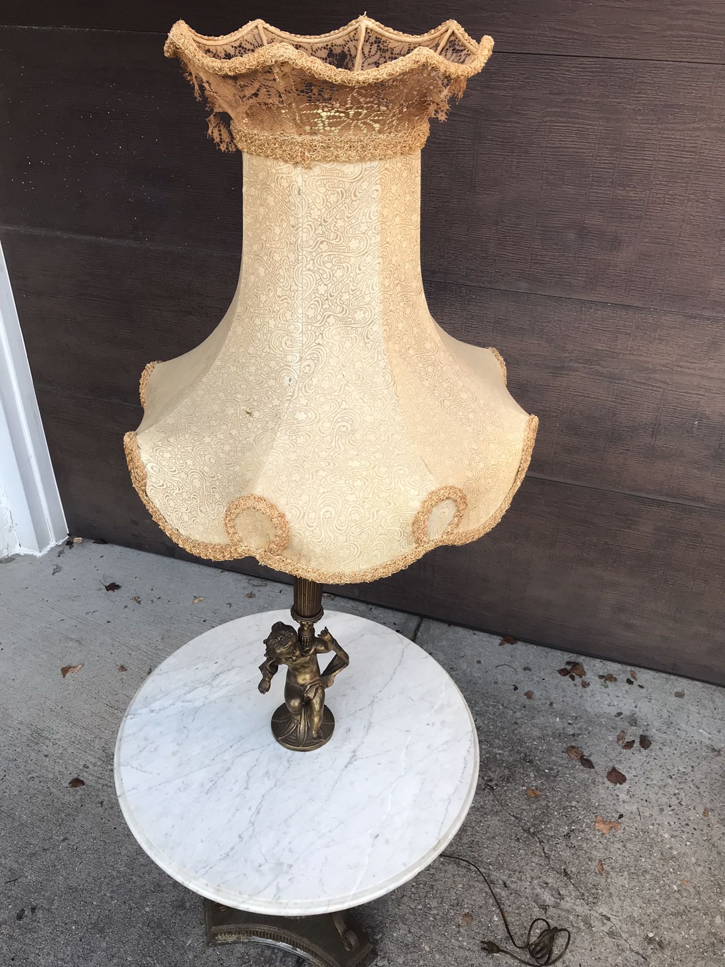 Marble Table Lamp.
