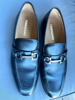 Salvatore Ferragamo Foster Smooth Leather Gancini Bit Loafers Men’s Size 10 – Worn Once