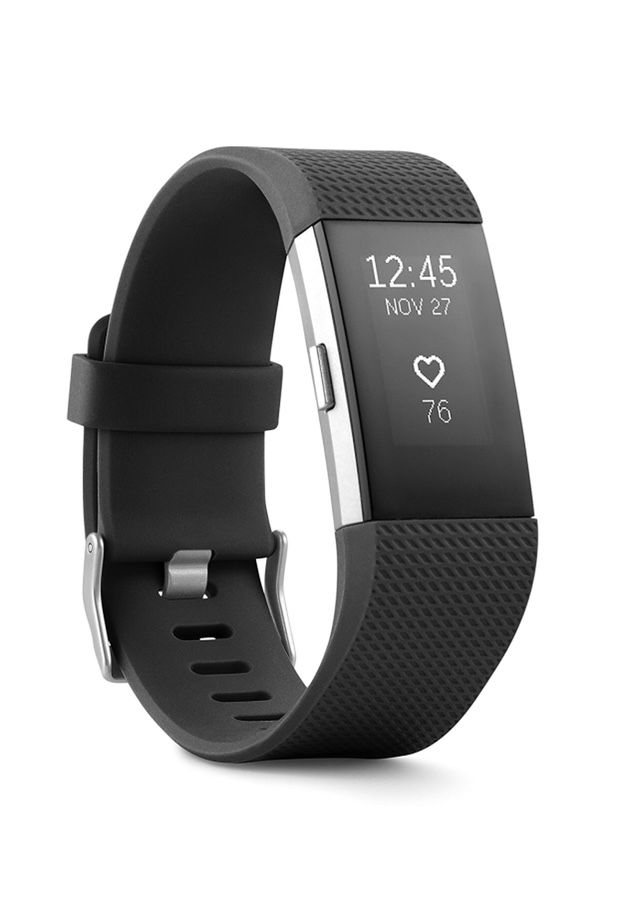 *New* Fitbit Charge 2 Heart Rate + Fitness Wristband, Black, (All Sizes)