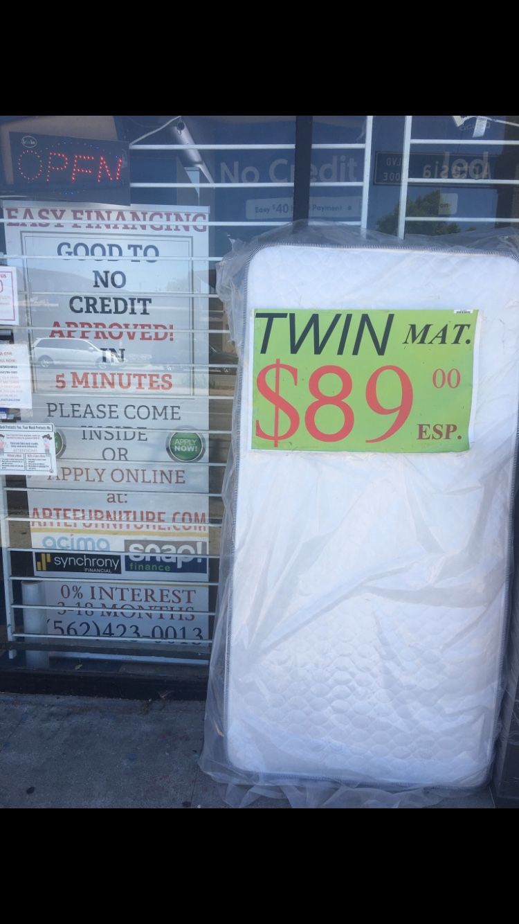 Twin Mattress Regular New Reversible