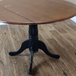 Small Round Drop Leaf Kitchen Table 