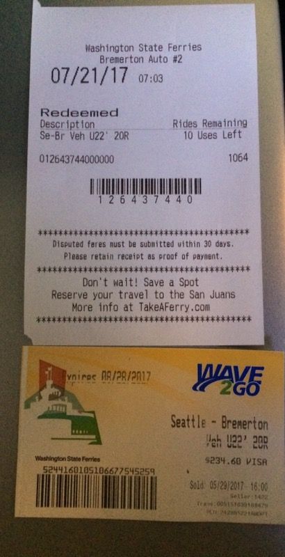 Ferry Wave 2 Go pass