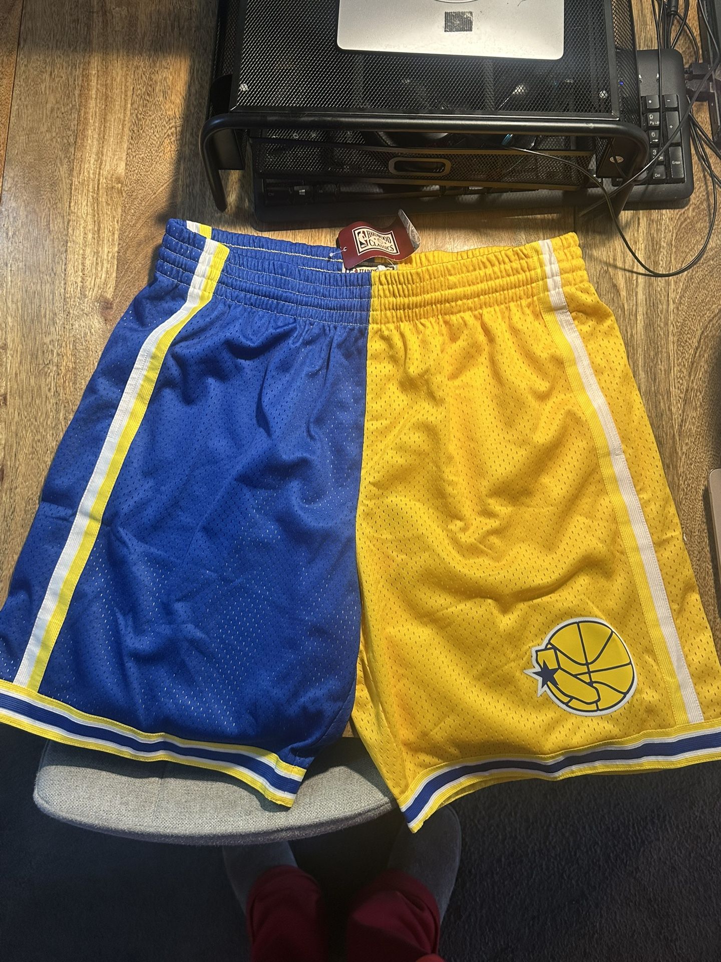 Warriors XL Shorts Hardwood Classic 1990’s