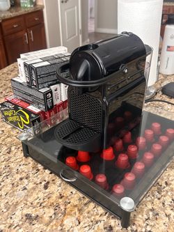 DeLonghi Nespresso Machine and Pod organizer