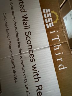 iThird Battery Operated Wall Scones