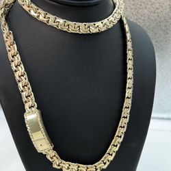 80 Gms 10KT- YG Chino Super Close Link Chain