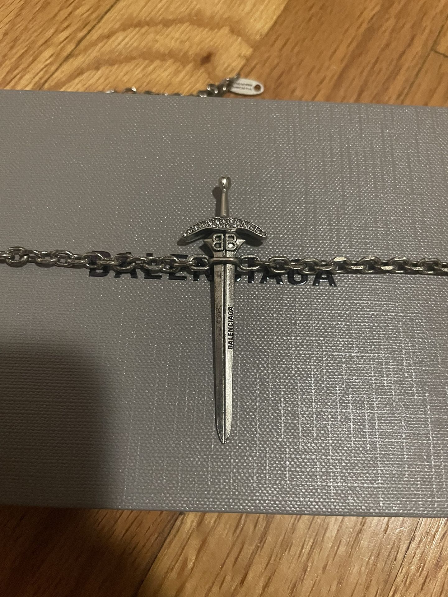 Balenciaga Sword Gothic Necklace