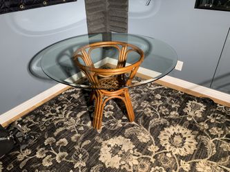 Tommy Bahama Glass Table