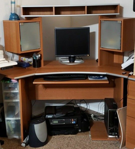 Bush Furniture Wood Corner Desk