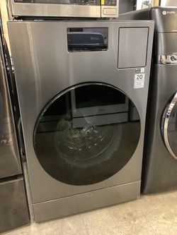 Samsung Bespoke 5.3 cu.ft. All in One Washer and Dryer Combo with Super Speed New Scratch and Dent