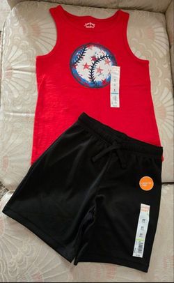 Boy's Shorts And Tee Set Size 5T