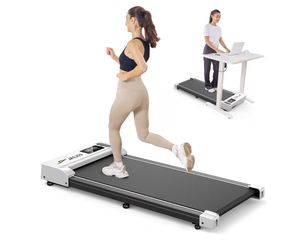 JtWalking Pad Treadmill with Incline, 4 in 1 Under Desk Treadmills for Home Office, 2.5HP Low Noise 265LB Capacity Portable Treadmill with Remote Cont