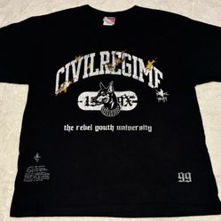 Black Champion Shirt W/Design