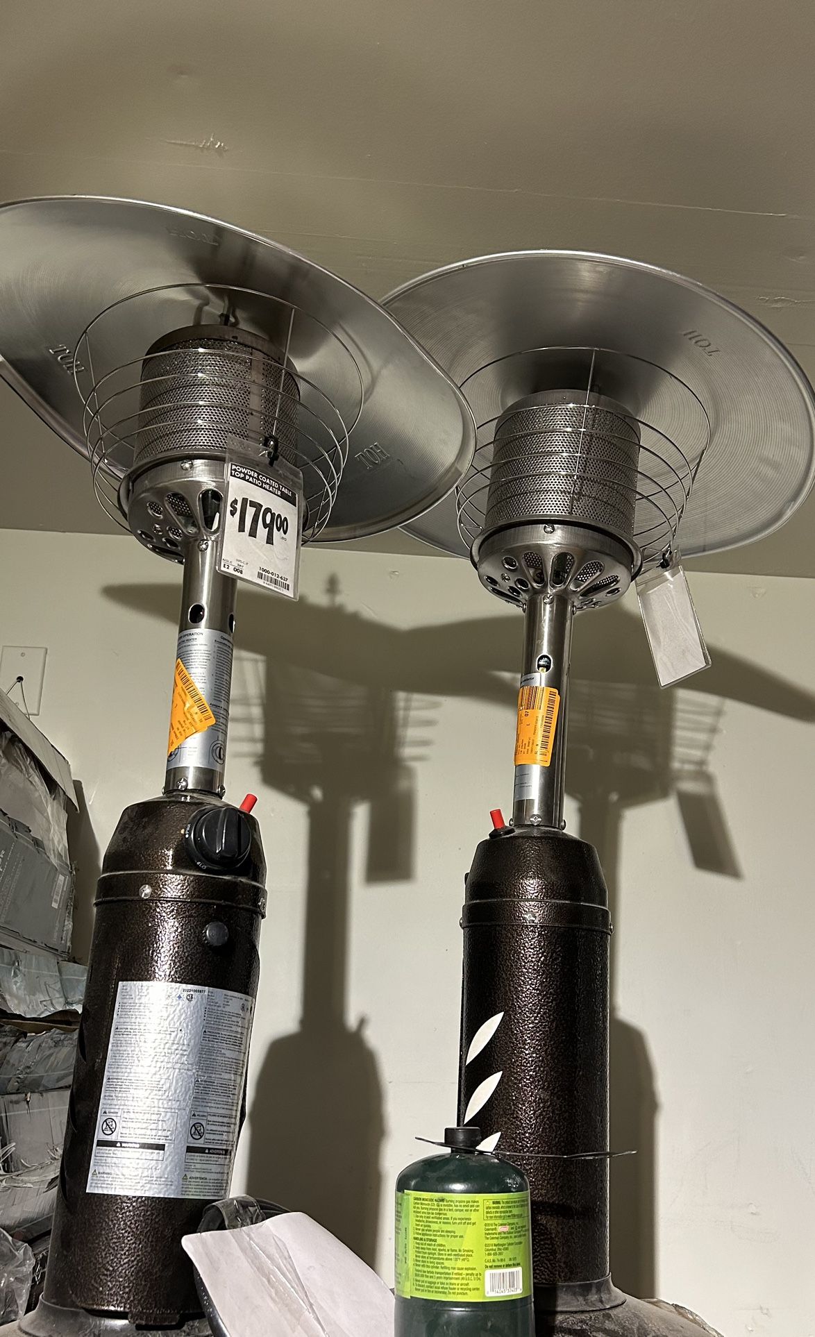 Hampton Bay 11,000 BTU Powder Coated Bronze Tabletop Propane Patio