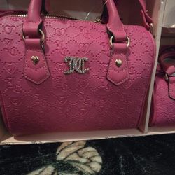 JUICY COUTURE PINK HANDBAG SET