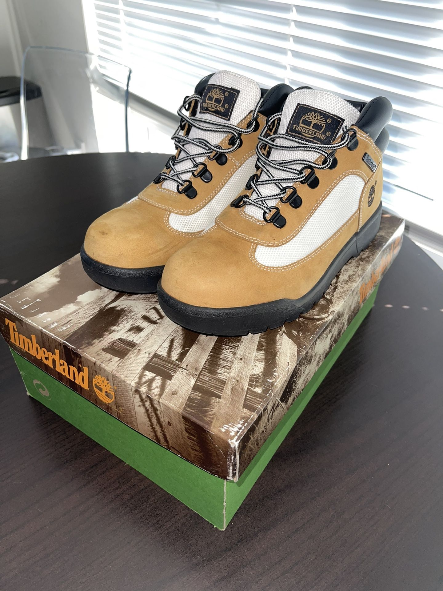 Timberland Field Boot Wheat RARE BLACK TRIM