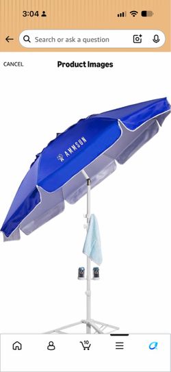AMMSUN sunshade umbrella. UV protection. Portable. New
