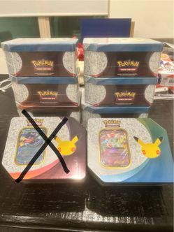 Pokémon 30th celebration tins