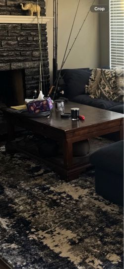 Dark Wood Coffee Table