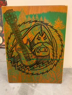 Bigfoot / Grateful Dead Original artwork from 2014