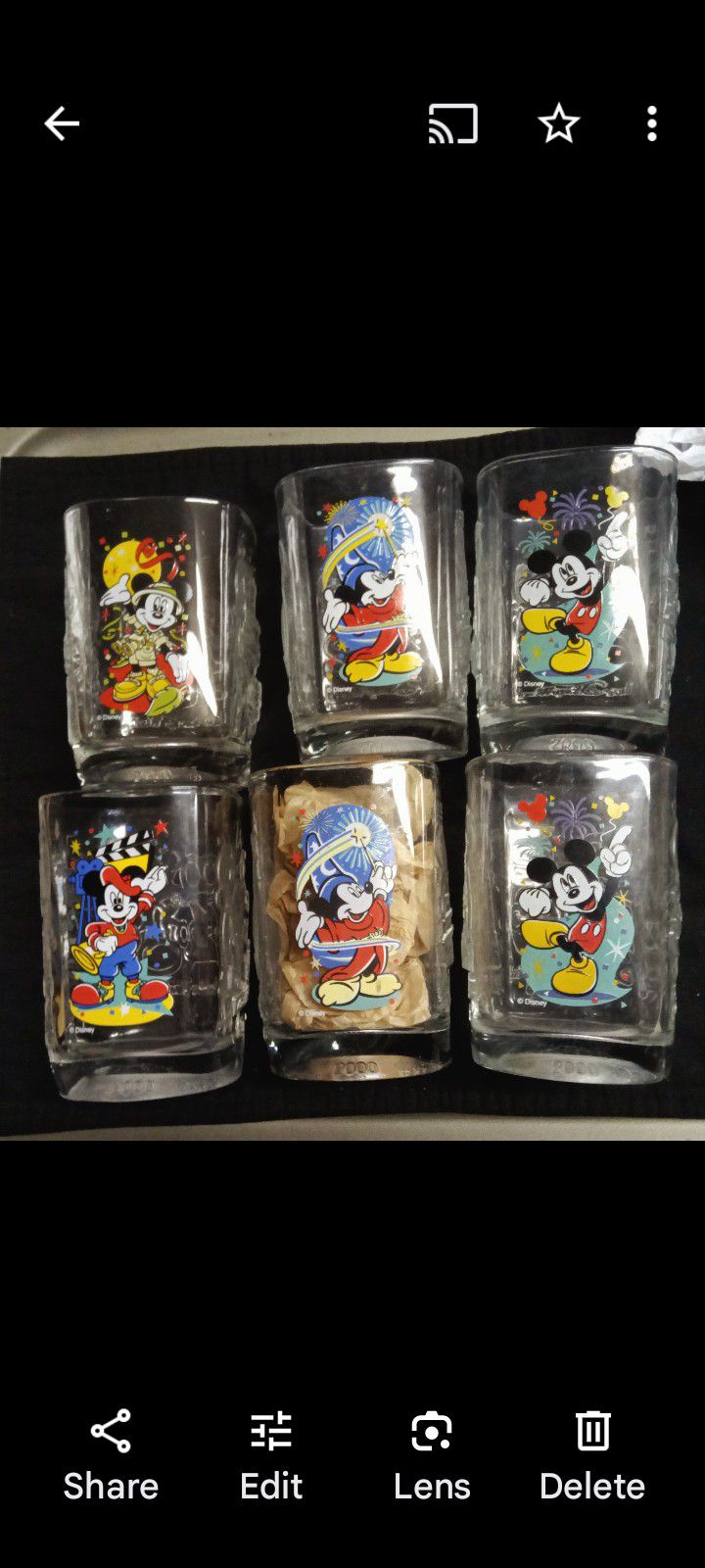 Disney Mickey & McDs Collectible tumbler 