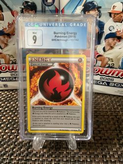Pokémon 2015 burning energy breakthrough 151/162