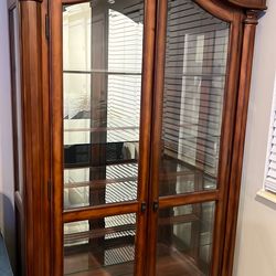 This exquisite “fresh find” home curio cabinet has re-emerged today making renewed interest in personal storytelling through home design.