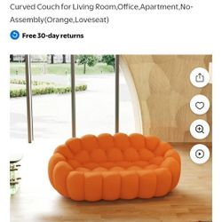 Orange Bubble Sofa