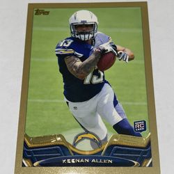 keenan allen topps rookie gold #1799/2013