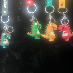 Wierd Dino Keychains 
