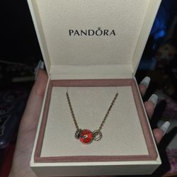 Pandora Necklace Build Your Own Heart Charm