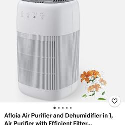 Afloia Air Purifier and Dehumidifier in 1, Air Purifier with HEPA filter