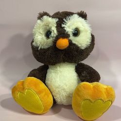 Aurora World Taddle Toes Winks Owl Plush 10&quot; Tall Excellent Used Condition 