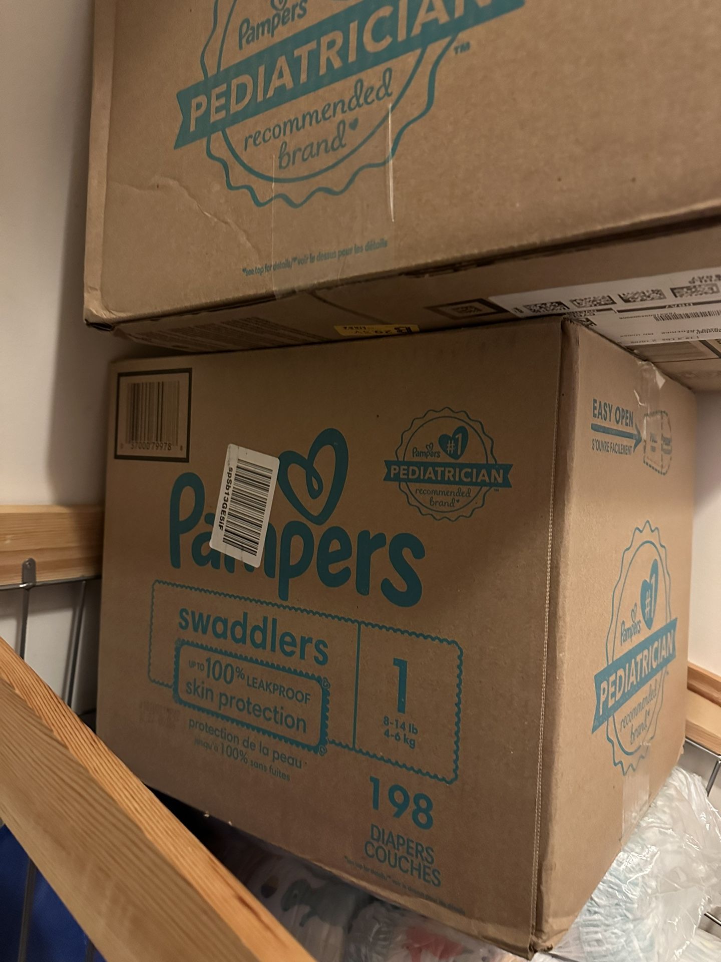 pampers size 1- unopened box