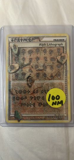 Alph Lithograph Triumphant Pokemon Card