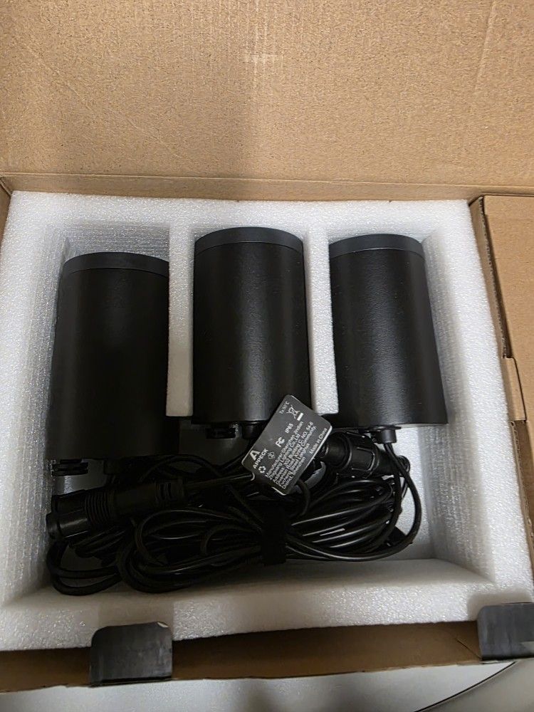 APPECK Smart Landscape Lighting Kit 36W, RGBCW Smart Landscape Lights 6 Pack, IP65 Waterproof Outdoor Spotlights, Alexa/Google Assistant Compatible, f