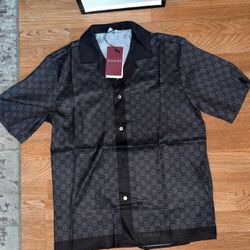 Gg Gray Monogram Tshirts