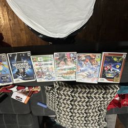 6 Wii Games 