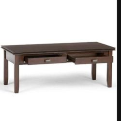 SIMPLIHOME Artisan Coffee Table - 46 inch