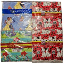 Vintage Disney Cleo Quailty Heavy Gift Wrap Total 8 Sheets Walt Disney Company
