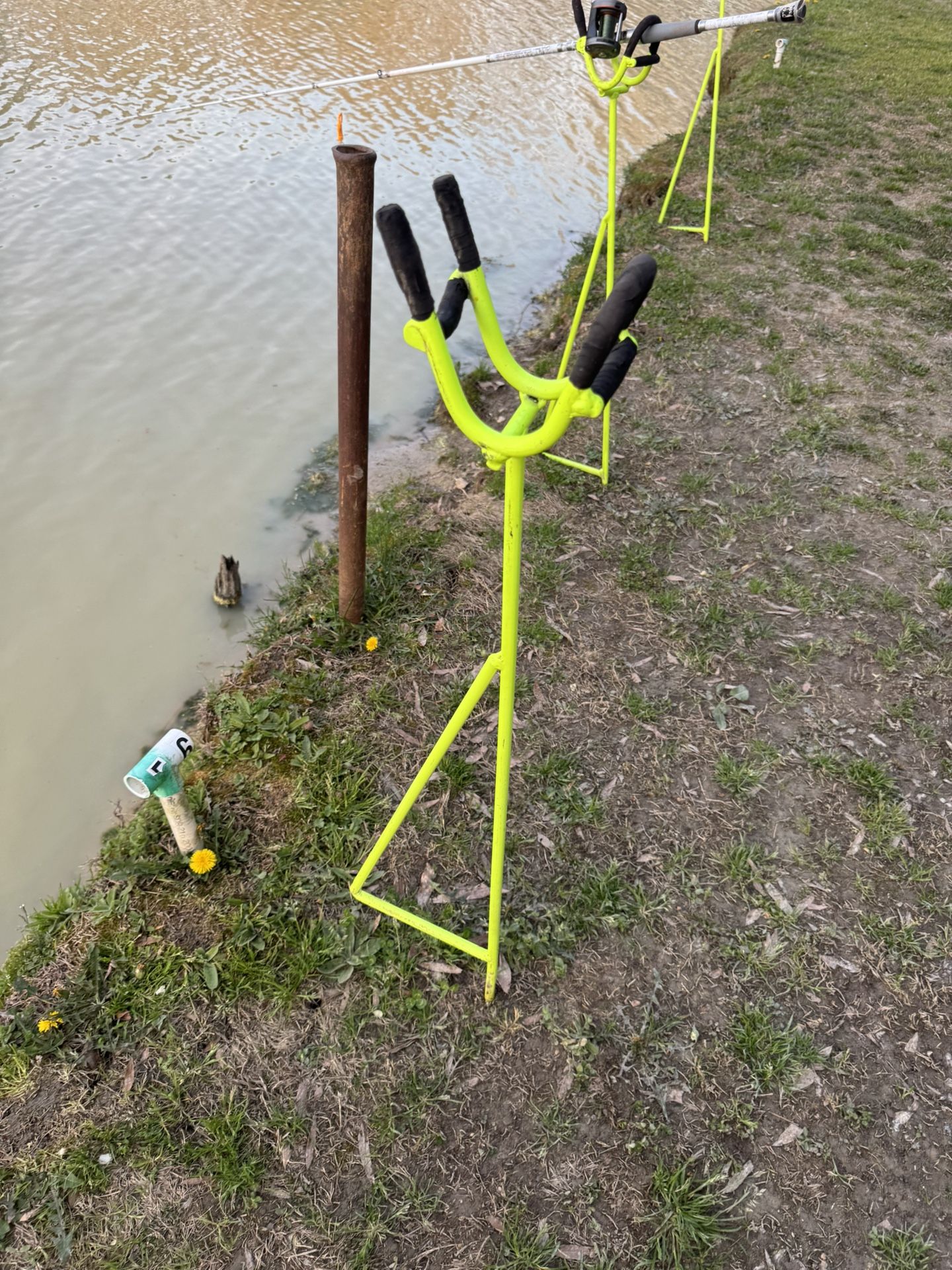 3 Fishing Pole Holders/stands !!