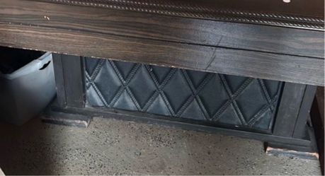 Pool table with cues