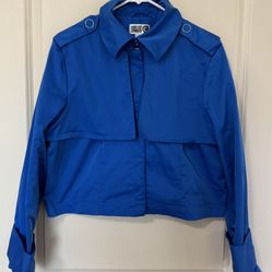 Target Black History Month Collection Royal Blue Jacket Coat Size L Lightweight