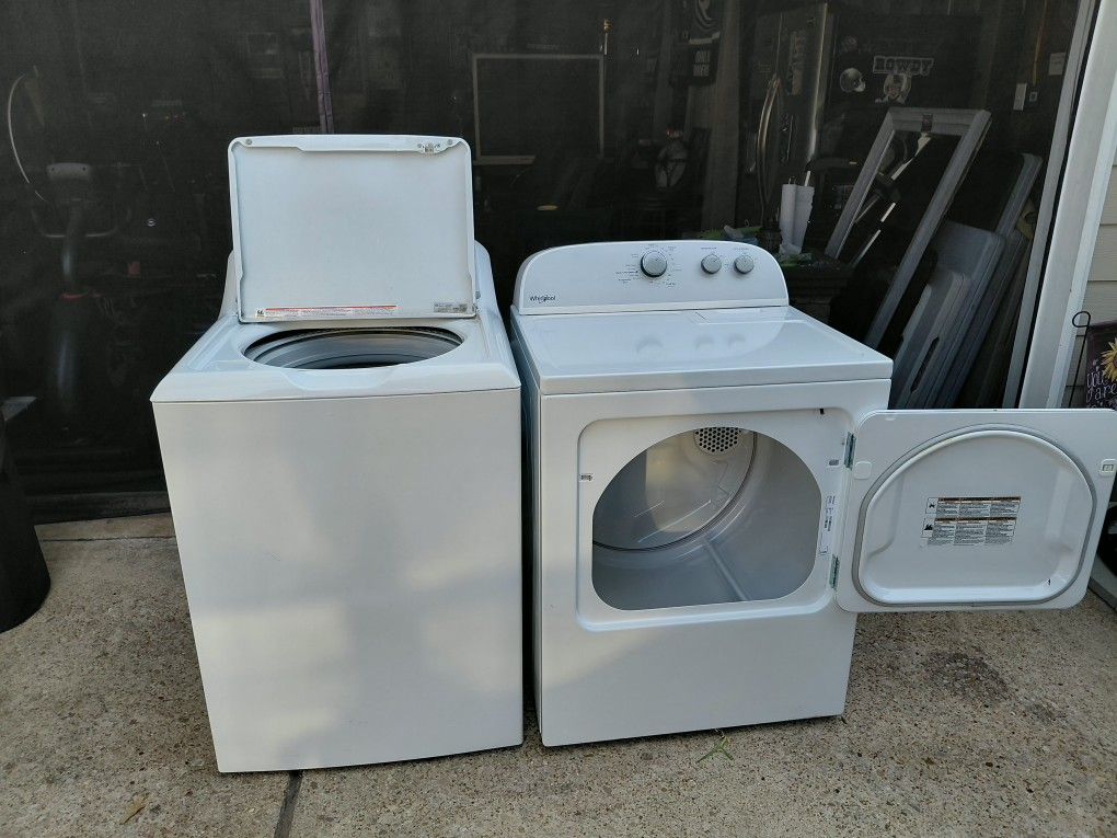 GE Washer & Whirlpool Dryer