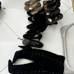 Cunty Heels Size 8 (each Shoe Is $10)