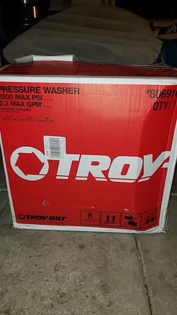 TROY BILT 2800PSI Brand new Open Box