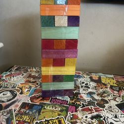 Colorful Jenga 