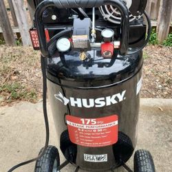Husky corded electric 120V, 30gallon, 175psi air compressor